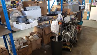 (r9b) Contentds Of Shelf. Large Qty Of Baking Accessories, Vacuum Cleaners & Accessories To Inc Gob