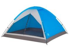 (R5B) Contents To 2 Shelves. 1 x Microwave, 1 x Ozark Trail 2 Person Dome Tent, Cutlery, Tommee Tip