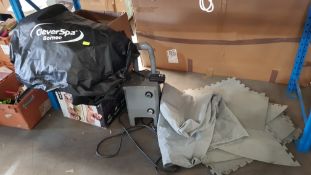 (R5B) Cleverspa Accessories: Boreo Hot Tub Cover, Borneo Pump System, Layzee Spa Foam Mat set, Hot