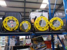 (R4H) 4 Items. 3 X Masterplug 4 Socket 20M Extension Cable & 1 X Masterplug 4 Socket 40M Extension