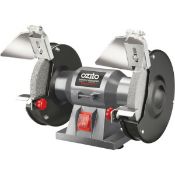 (R9D) 1 X Ozito Bench Grinder 150mm OZBG150WAU (Ex Display. Power Cable Cut. Appears Unused)