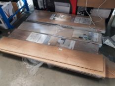 (R2O) A Quantity Of Mixed Colour Egger Laminate Flooring.