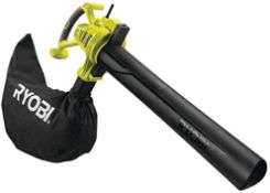 (R4L) 1 X Ryobi Electric 3000W Blower & 1 X Ryobi Petrol RUB26B Blower (Combined RRP £210)
