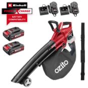 (R9C) 1 X Ozito Power Xchange Brushless Blower Vac 18V PXCBLVS-018U (No Battery) Ex Display. Appear