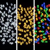 (R15H) Contents Of Cage. A Qty Of Mixed String LED Lighting
