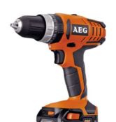 (R15F) 1 X AEG Cordless Drill 18V (BSB 18G2)