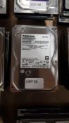 (R13A) 3 X Toshiba 1.0 TB Sata Hard Drive (DT01ABA100V) – All Units Have Been Formatted