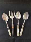 Vintage Serving Spoons and Fork.