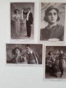 Lily Elsie and Joseph Coyne in The Merry Widow 1908 plus Elethbert Edwards in Robin Hood.