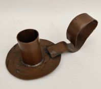 Antique Copper Hand Made Night Candle Holder     Antique Copper Hand Made Night Candle Holder.