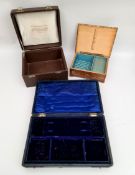 3 Assorted Jewellery Boxes     3 Assorted Jewellery Boxes.Part of a recent Estate Clearance.
