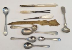Antique Parcel of Items Includes Mother of Pearl Items     Antique Parcel of Items Includes Mother