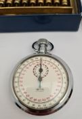Vintage Smiths Stop Watch, Snuff Box & Abacus Vintage Smiths Stop Watch, Snuff Box & Abacus.The stop