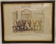 Antique BCS Rugby 1st IV Rugby Photograph Picture 1899     Antique BCS Rugby 1st IV Rugby Photograph
