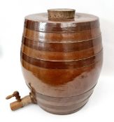 Vintage Retro Stoneware Water Barrel     Vintage Retro Stoneware Water Barrel.Measures 15 inches