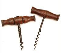 Pair of Collectable Corkscrews     Pair of Collectable Corkscrews.The longest measures 5 inches