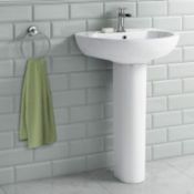 NEW (NS81) Round Wash Basin/Sink.(No pedestal included.) NEW (NS81) Round Wash Basin/