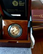 2015 UK Elizabeth II Gold Proof Sovereign Fifth Portrait COA Original Packaging