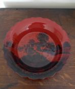 Royal Doulton Flambe bowl by Frederick Moore