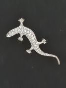 Vintage Butler And Wilson Gecko Statement Brooch