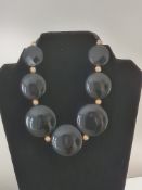 Vintage Butler And Wilson Black Statement Necklace