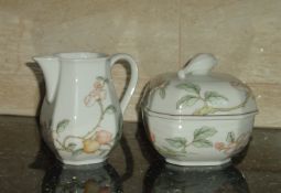 Villeroy & Boch Sugar Basin and Milk Jug/Creamer - 1980's