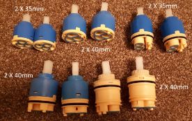 Ten (10) CERAMIC SINGLE LEVER MIXER TAP CARTRIDGEs