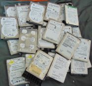 30+ Hard drives, all was quickly checked and reformatted,