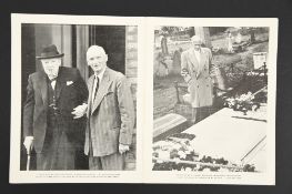 Montgomery of Alamein. (1887 - 1976) Original Signature on Christmas Card dated 1965.