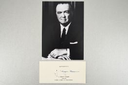 J.Edgar Hoover (1895 - 1972) Original Signature.