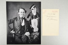 P T Barnum Original Signature dated 1889.