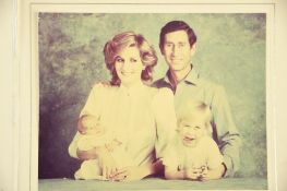 Charles & Diana (1948 - ) & (1961 - 1997) A handwritten Christmas card individually signed.