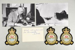 Barnes Wallis (1887 - 1979) Original Signature on card.