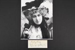 Lillie Langtry (1853 - 1929) Original Signature.