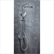 New (L87) Scudo Chrome Shower | Messi Cool Touch | Round Rigid Shower | SHOWER009. 250mm ultra ...
