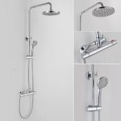New (K33) Rondi Thermostatic Bar Mixer Shower. The Minimalist Design And Polished Chrome Exteri...