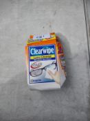 Clearwipe lens cleaner microfibre soft wipes RRP £9.99 Grade U