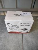 Ceramic heat lamp Ð RRP £30 Grade U