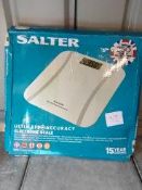 Salter Ultimate accuracy electronic scales Ð RRP £29.99 Grade U