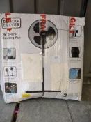 Black and decker 16Ó 3 in 1 cooling fan Ð RRP £40 Grade U