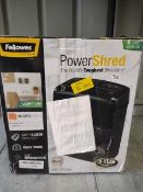 Fellowes power shred M-8C RRP £45 Grade U