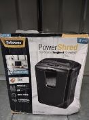 Fellowes power shred M-8C RRP £45 Grade U