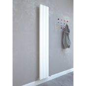 New (Z85) 1800x280mm Alulite Arc Aluminium Radiator 1800 x 280mm White 2396BTU. RRP £229.99 .