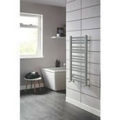 NEW (C115) Wolfsbane 521W White Towel warmer (H)1200mm (W)500mm. This high-quality towel warmer