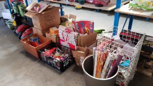 (R5D) Stationary / Toys. To Inc A Large Qty Of Stationary Items (Envelopes, Gift Bags, Notebooks, G