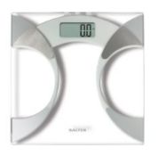 (R5G) 4x Salter Digital Bathroom Scales (2x Ultra Slim Glass Analyser Scale, 1x Compact Glass &