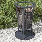 (R8F) Garden. Approx 5 Items. Mixed Lot To Inc 1x Exoert Grill 40cm Log Burner, 1x 40cm Round Tro