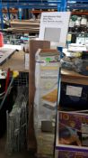 (R5G) Approx 4m2 Of Self Adhesive Vinyl Tiles In Grey Speckled Granite & 2 Packs Of Kraus Click To