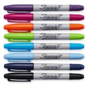 (R5B) Stationary. Contents Of 4 Baskets. To Inc Sealed Pen & Pencil Sets By Sharpie, Bic, Staedler&