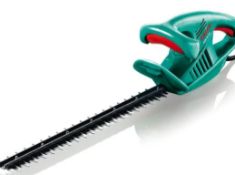 (R7F) 2 Bosch Items. 1x AHS 50-20 LI Cordless Hedge Trimmer (No Battery) & 1x Universal Chainsaw